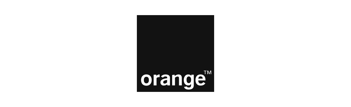 Logo dell'azienda Orange, che utilizza Genially