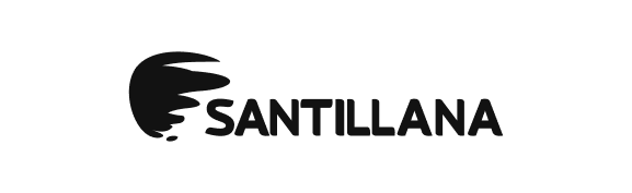 Logo de la société Santillana, qui utilise Genially