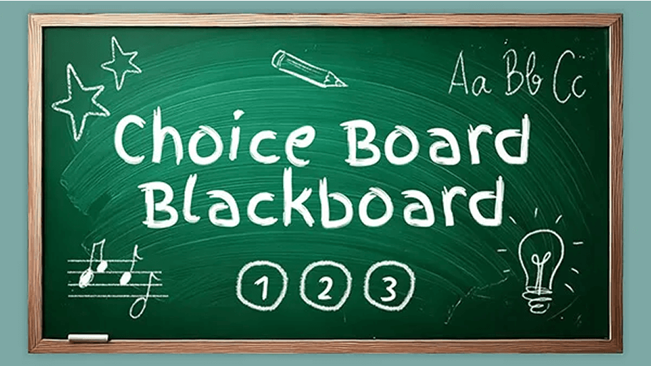 Blackboard template