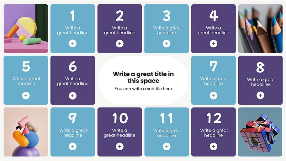 Student Choice Board template