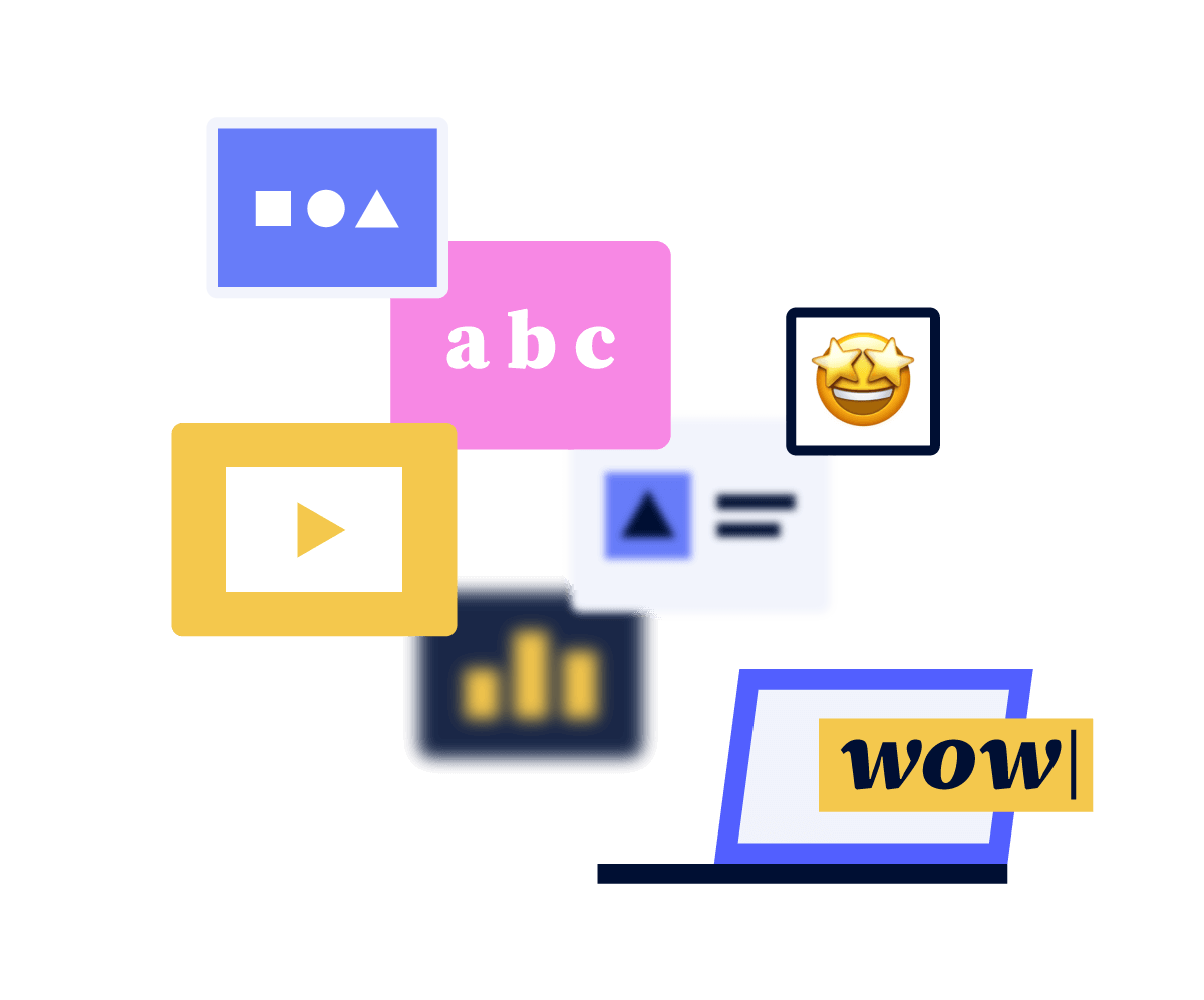 Image showing different functions of Genially