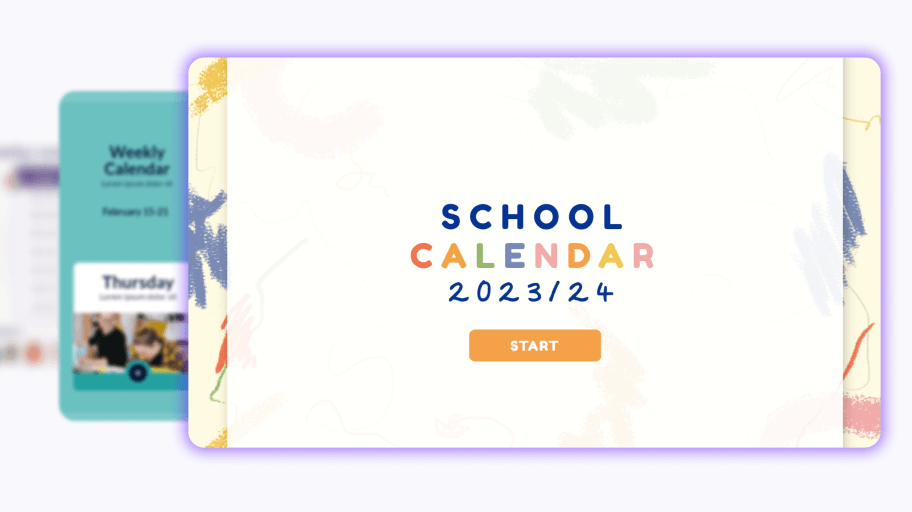 Interactive Class schedules template