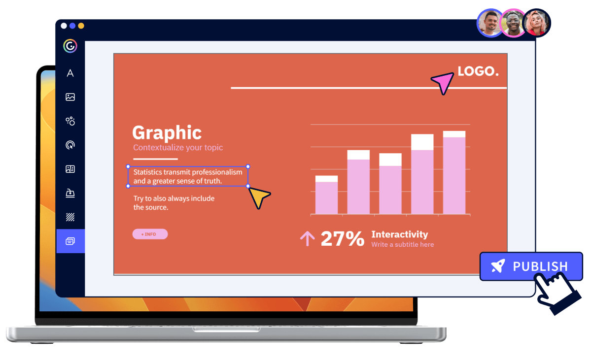 Editing report template with graphics
